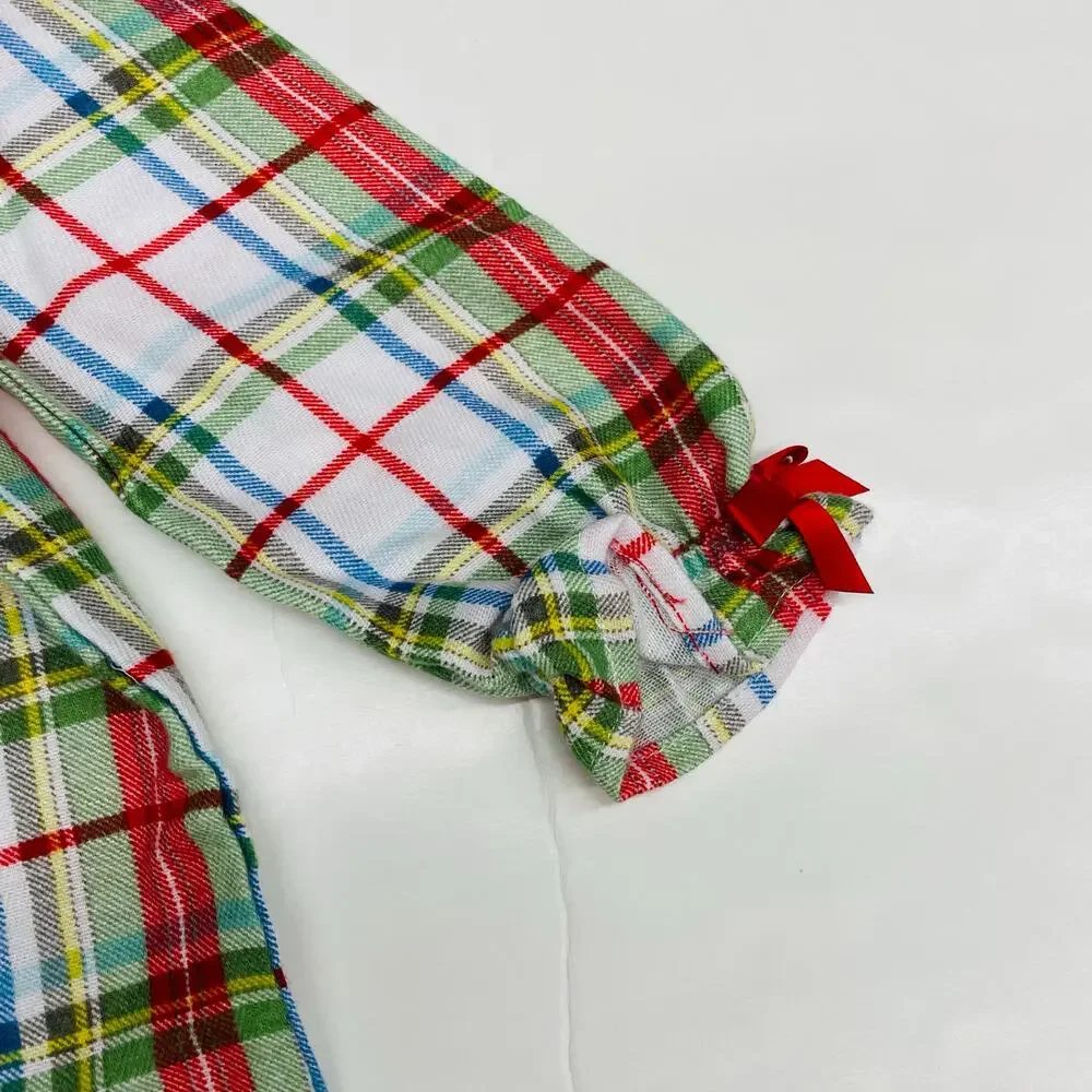 NWT Little English 3T Holiday Plaid Classic Pajama Gown